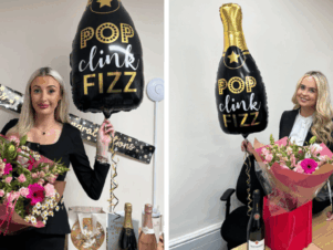 Elen Pritchard and Grace Mitchell qualify as Solicitors